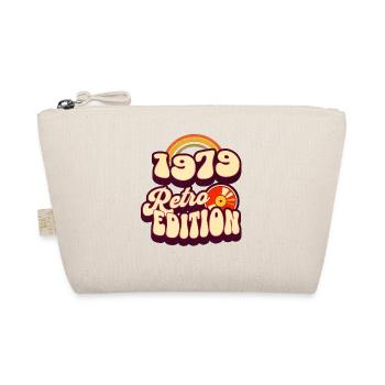 1979 Retro Edition Geburtstag Vintage 70er Spruch - Bio-Täschchen - Natur - Vorne