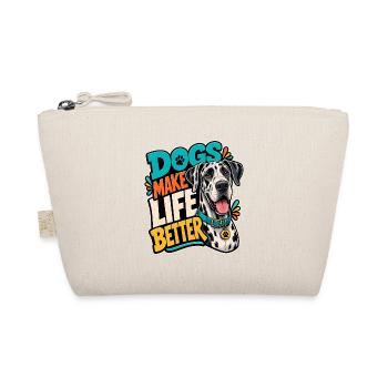 Dogge - Bio-Täschchen - Natur - Vorne