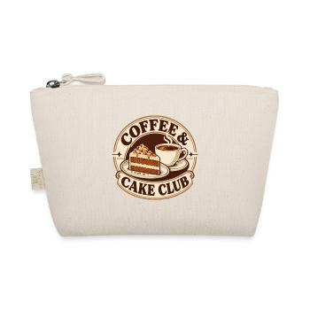 Kaffee und Kuchen Club vintage - Bio-Täschchen - Natur - Vorne