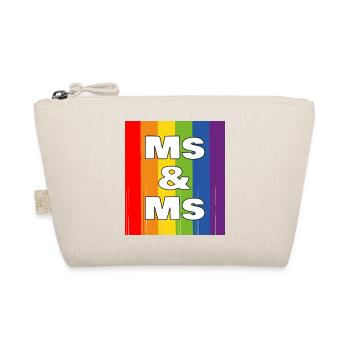 Frau & Frau Regenbogenstolz - Bio-Täschchen - Natur - Vorne