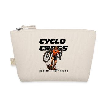 Cyclocross No Limits - Keep Moving Fahrrad T-Shirt - Bio-Täschchen - Natur - Vorne