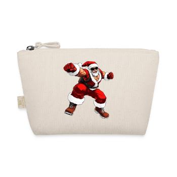 Boxer Weihnachten - Bio-Täschchen - Natur - Vorne