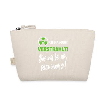 Verstrahlt Ufo Ausserirdische Sprüche Shirt - Bio-Täschchen - Natur - Vorne