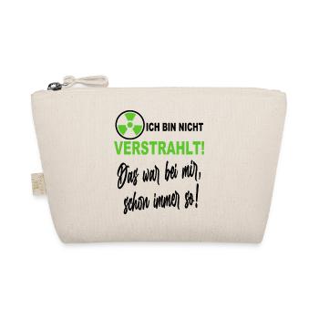 Verstrahlt Ufo Ausserirdische Sprüche Shirt - Bio-Täschchen - Natur - Vorne