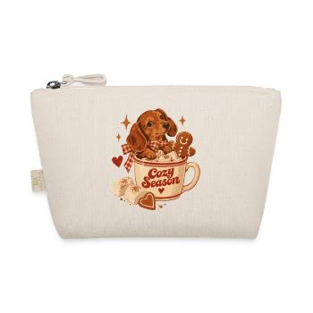 Cozy Season Dachshund - Bio-Täschchen - Natur - Vorne