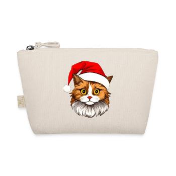 Katzen Christmas - Bio-Täschchen - Natur - Vorne