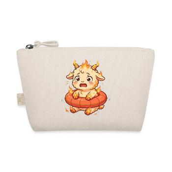 Schwimmring Fire Goat Shirt Pool Panik feuer ziege - Bio-Täschchen - Natur - Vorne