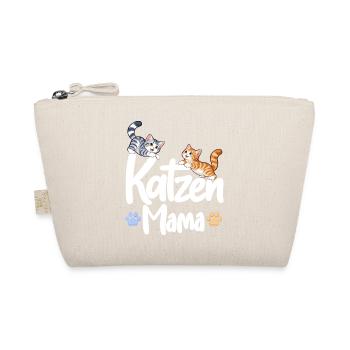 Katzen Mama – Süße Katzen mit Pfoten - Bio-Täschchen - Natur - Vorne