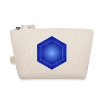 Azure Hexa Prism Glow - Bio-Täschchen - Natur - Vorne