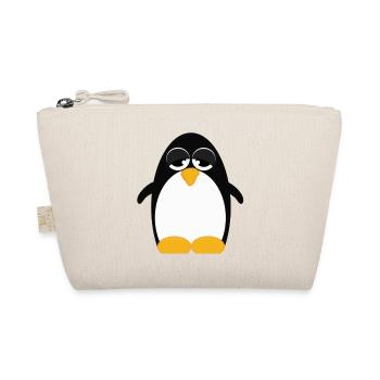 Pinguin (penguin) 02 - Bio-Täschchen - Natur - Vorne