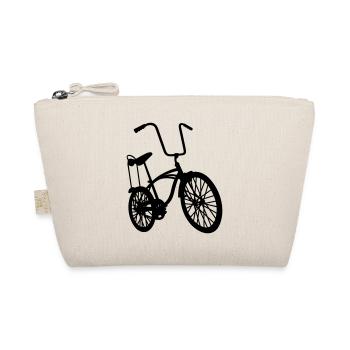 old school retro bike - Organic Pouch - nature - Front