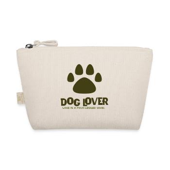 Dog Lover i love dogs animal style - Bio-Täschchen - Natur - Vorne