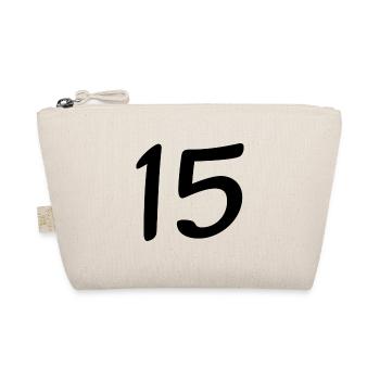 15. 15 ANS. 15e ANNIVERSAIRE. ANNIVERSAIRE 15 ANS. - Trousse biologique - nature - Devant