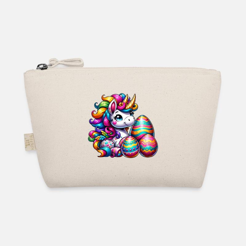 Ostern Einhorn & Bunte Eier Bio-Täschchen