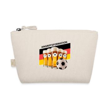 Fussball - Bester Sturm - Bio-Täschchen - Natur - Vorne