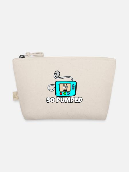 Diabetes Awareness I Diabetic I Insulin Pump I So - Organic Pouch - nature - Front