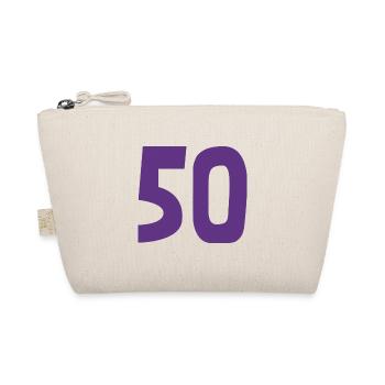 50. 50 ANS. 50e ANNIVERSAIRE. ANNIVERSAIRE 50 ANS. - Trousse biologique - nature - Devant