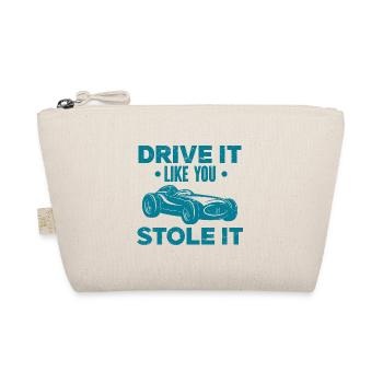Vintage Car Veteran Classic Car Freedom United States - Organic Pouch - nature - Front