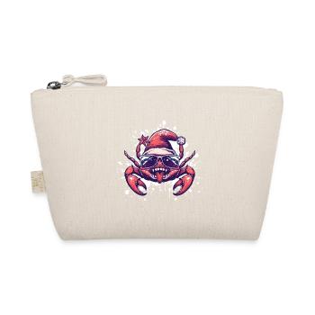 Crab Crab Christmas Funny - Organic Pouch - nature - Front