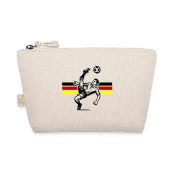 Soccer overhead kick Germany - Organic Pouch - nature - Front
