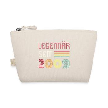 Legendär Seit 2009 Jahr Retro 09er Jahrgang - Bio-Täschchen - Natur - Vorne