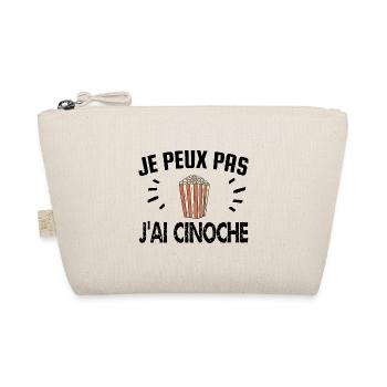 je peux pas j'ai cinoche - Trousse biologique - nature - Devant
