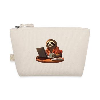 PDG de Sloth - Chef détendu avec café et genoux - Trousse biologique - nature - Devant