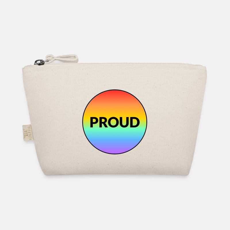 Stolzer LGBTQ-Pride-Regenbogen Bio-Täschchen