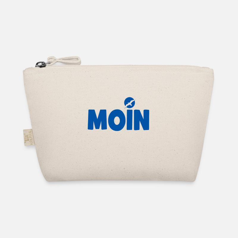 Moin Möwe blau Bio-Täschchen