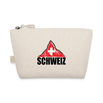 Schweiz Matterhorn - Drapeau suisse - Trousse biologique - nature - Devant