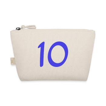 10. 10 YEARS. 10th ANNIVERSARY. 10 YEAR ANNIVERSARY. - Organic Pouch - nature - Front
