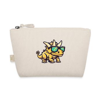 Dinosaur triceratops Cool Comic - Organic Pouch - nature - Front