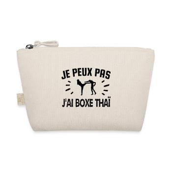 je peux pas j'ai boxe thaï - Trousse biologique - nature - Devant