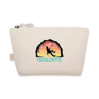 Troglodyte Funny Caving - Cave Explorer Speleology - Organic Pouch - nature - Front