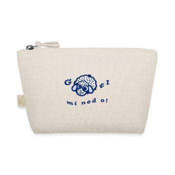 G Schaf tl mi ned o! blau-weiß - Bio-Täschchen - Natur - Vorne
