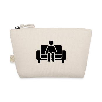 Couch Sitting Lazy - Organic Pouch - nature - Front