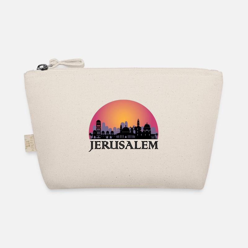 Jerusalem Skyline - Israel Reisen - Bio-Täschchen - Natur