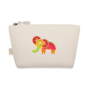 vegetarian elephant - Organic Pouch - nature - Front