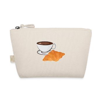 Coffee with Croissant - French Cafe Francophile - Organic Pouch - nature - Front