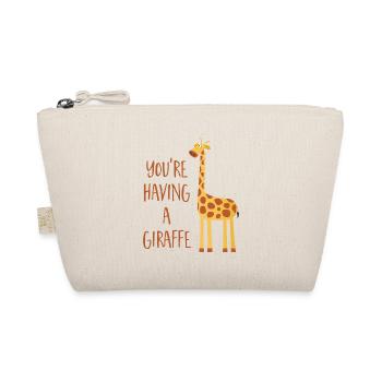 Giraffe - Eine Giraffe haben - Bio-Täschchen - Natur - Vorne