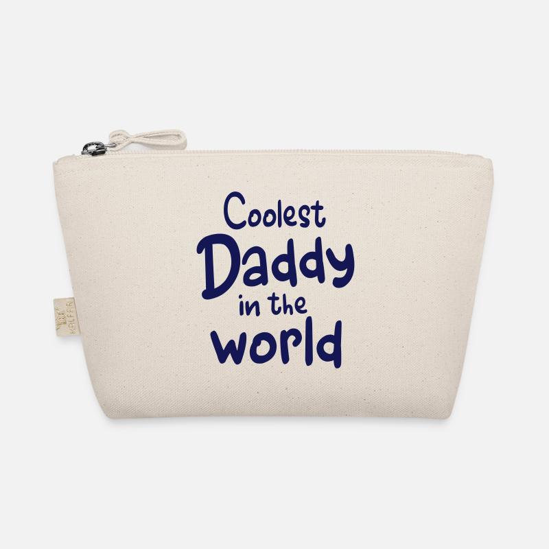 Coolster Vater bester Papa der Welt Geschenk cool - Bio-Täschchen - Natur
