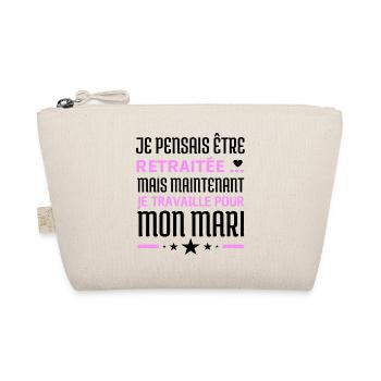 Tee shirt retraite humour retraité cadeau. - Trousse biologique - nature - Devant
