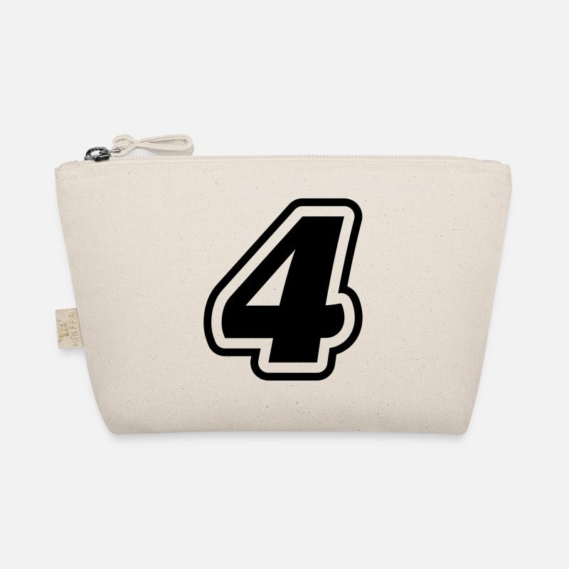 4 Zahl symbol Bio-Täschchen
