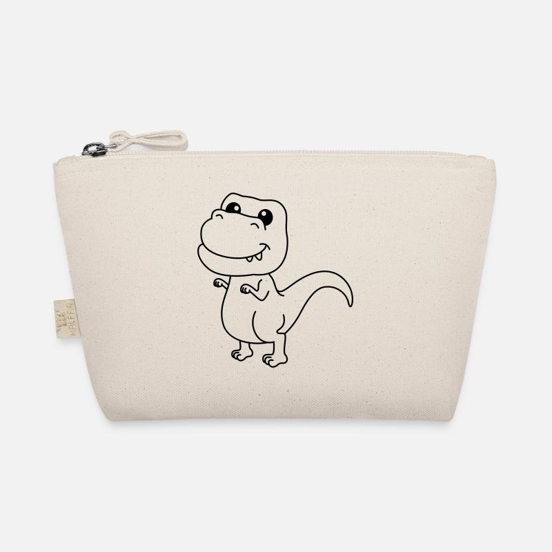 Dinosaur T-Rex Comic Organic Pouch