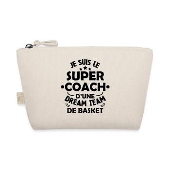 Je Suis Le Super Coach D'une Dream Team De Basket - Trousse biologique - nature - Devant