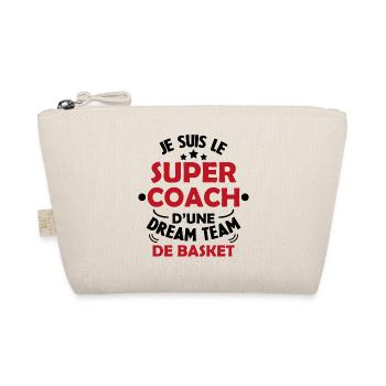 Je Suis Le Super Coach D'une Dream Team De Basket - Trousse biologique - nature - Devant