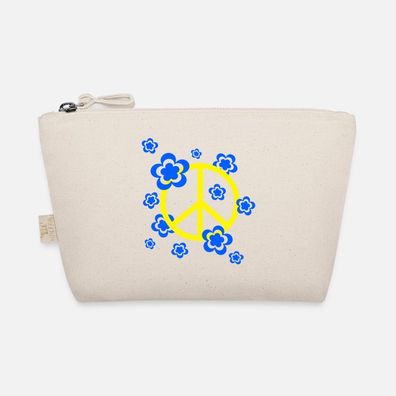 70er Jahre Blume Muster Bio-Täschchen