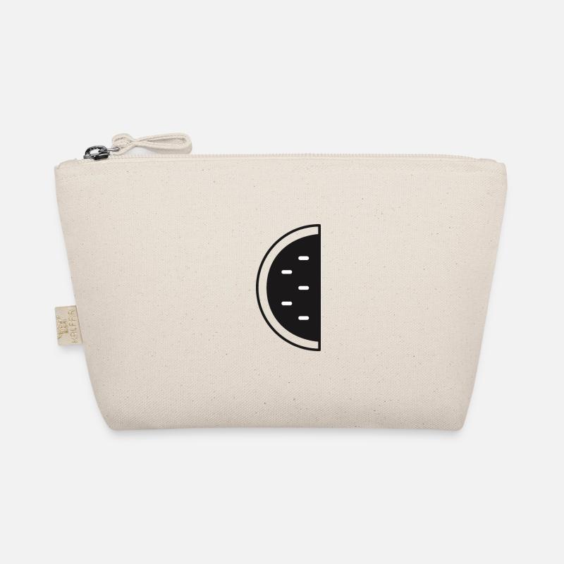 Minimalist black melon pattern Organic Pouch