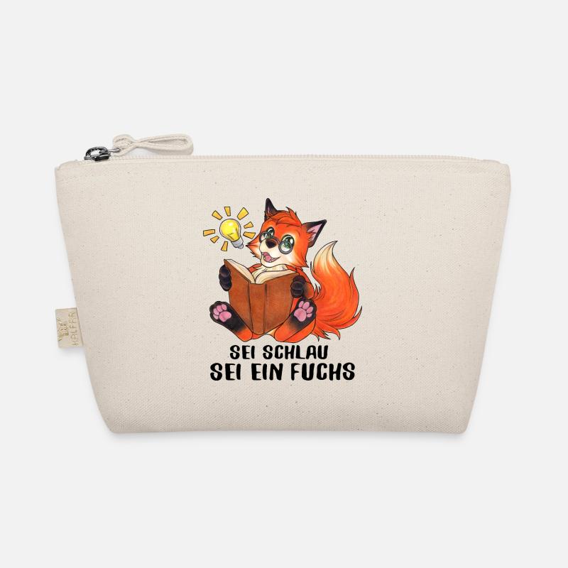 "Sei Schlau, Sei ein Fuchs" Niedlicher Fuchs Bio-Täschchen