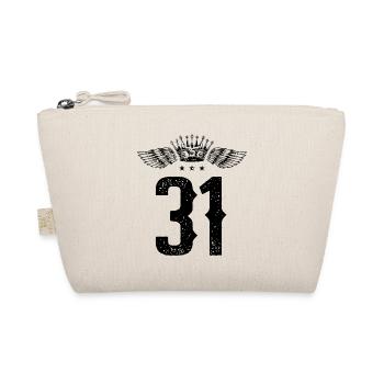 31 Number crown - Organic Pouch - nature - Front